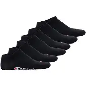 Champion Sneakersocken "Socken 6er Pack", Damen, Gr. 43-46, schwarz, Obermaterial: 71% Baumwolle CO. 23% Polyester PES. 4% Polyamid PA. 2% Elasthan EL., Socken Sneakersocken