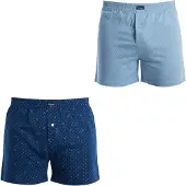 Abanderado Packung mit 2 essential Baumwoll-Herrenboxershorts mit elastischem Bund A0100