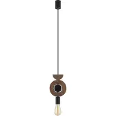 Nowodvorski Lighting Drops Hängeleuchte E27 Dunkles Holz