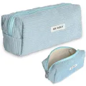 OEM Blaues Corduroy-Etui für Schule und Büro