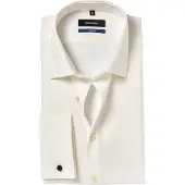 Seidensticker Business Hemd Herren Slim Fit Baumwolle beige, 41 510247-0002-00410