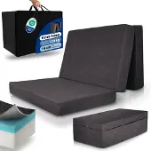Beautissu Premium XXL Klappmatratze inkl. Husse VS95 120x200cm Anthrazit