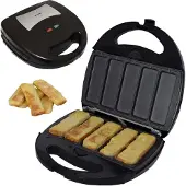 Syntrox Germany French Toast Sandwichmaker 1300W Wechselplatten schwarz