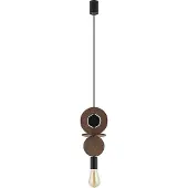 Nowodvorski Lighting Drops Hängeleuchte Dunkles Holz E27