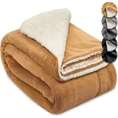 Beautissu Alina Decke 150x200cm Beige/Weiß