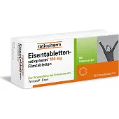Ratiopharm GmbH Eisentabletten-ratiopharm 100 mg Filmtabletten 50 St