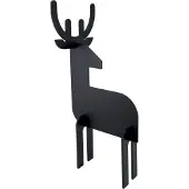 Securiton 3D Deko-Tafel - Rentier-Silhouette - Kreidestift inklusive