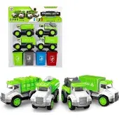 Trifox Müllwagen-Set mit Mülleimern (Spielzeug)
