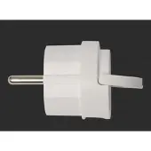 Pro Socket angle schuko mini, white