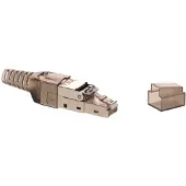 Dsit S/FTPCat.7 Rohkabel Toolless RJ45 Netzwerkstecker