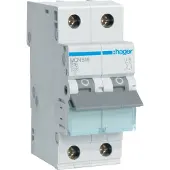 Hager MCN516 Leitungsschutzschalter 1P+N 6kA C-Charakteristik 16A 2 Module