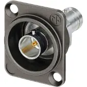 Monacor NBB-75DFIX BNC-UHD-Durchgangs-Einbaubuchse, 75 Ω, isoliert