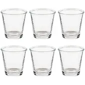 San Ignacio VIVALTO - Set mit 6 Kaffeegläsern aus Glas 90 ml