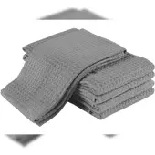 Metro Professional Küchentuch, Mikrofaser, 50 x 70 cm, Allzwecktuch, anthrazit, 5 Stück