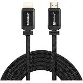 Sandberg HDMI 2.0 19M-19M, 2m, 2 m, HDMI Typ A (Standard), HDMI Typ A (Standard), Schwarz