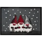 NYVI Fußmatte Printy - Rutschfest, Waschbar, für Innen und Außen Größe:40x60 cm;Farbe:Christmas