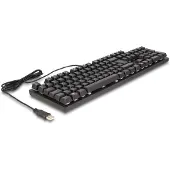 DeLOCK Mechanische USB Gaming Tastatur kabelgebunden 1,6 m schwarz mit RGB Beleuchtung, Kabelgebunden, USB, Mechanischer Switch, QWERTZ, RGB-LED, Schwarz