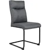 Invicta Stuhl COMFORT - grau mit Komfortgriff Moderner Freischwinger