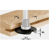 Festool Scheibennutfräser HW D40 - 491058