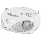 Champion Boombox CD/Radio/MP3/USB White