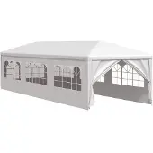 vidaXL Partyzelt 3x9 m Weiß