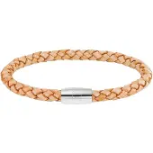Cai Armband Edelstahl ohne Stein 23cm Glänzend CAI Braun