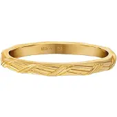 Cai Ring 925/- Sterling Silber ohne Stein Glänzend CAI Gelb