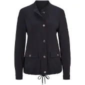 Goldner Blouson mit Stehkragen in marine | Gr.: 50