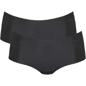 Sloggi Panty "ZERO Microfibre 2.0" nahtlos, gewellte Abschlüsse hinten, Microfaser