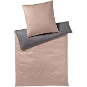 JOOP! Mako-Satin-Bettwäsche Micro Pattern Farbe caramel Größe 135x200+80x80