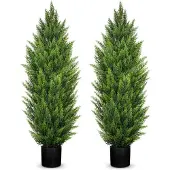 OEM Künstliche Zedernbäume 120cm, realistisch, für Eingang, Haus, Veranda