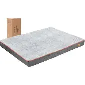 OEM Orthopädisches Hundebett, grau, 95x70x8cm, rutschfest, waschbar