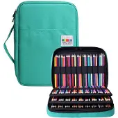OEM Grünes Etui mit 220 Fächern für Stifte und Pinsel
