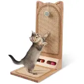 OEM Katzenkratzholz, 58cm hoch, L-förmig, Sisal, massiv, schützt Polster