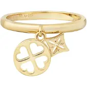 Cai Ring 925/- Sterling Silber ohne Stein Glänzend CAI Gelb