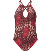 Lingadore Badeanzüge Leopard Flower | Grösse: 40 | Farbe: Rot