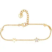 Cai Damen-Armband 925er Silber 6 Zirkonia CAI Gold