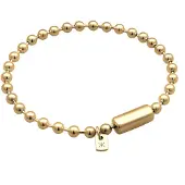 KUZZOI Armband 925 Sterling Silber in Gold | Gr.: 23 cm