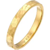 Elli Ring Pinky Ring Gehämmert 925 Silber Elli Gold