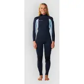 Rip Curl Trad 4/3 Mm Neopren-anzug Mit Langen Ärmeln Und Reißverschluss Am Rücken Für Damen