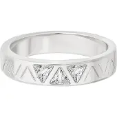 Cai Ring 925/- Sterling Silber Zirkonia Glänzend CAI Weiß