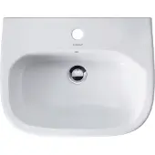 Duravit 2310550000 Waschtisch D-Code 550 mm mit ÜL, mit