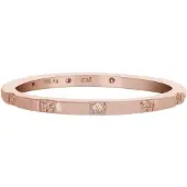 Cai Ring 925/- Sterling Silber Zirkonia Glänzend CAI Rot