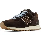 New Balance 574 W57474P Damen Sneaker Braun Wildleder Freizeit Schuhe