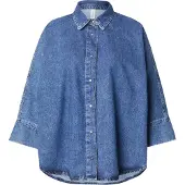 ONLY Carmakoma Jeansbluse "CARGRACE 3/4 DNM SHIRT CRO"