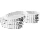 Küchenprofi Crème Brûlée Schälchen, 6-teiliges Set, Dessertschalen, ideal zum Zubereiten, Servieren, Aufbewahren und Warmhalten, Maße: 13,7 x 8,4 x 2,5 cm, Porzellan