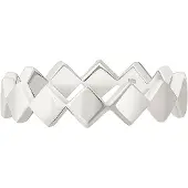 Cai Ring 925/- Sterling Silber ohne Stein Glänzend CAI Weiß