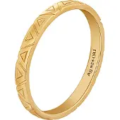 Cai Ring 925/- Sterling Silber ohne Stein Glänzend CAI Gelb