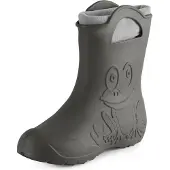 Ladeheid Damen federleichte Eva Gummistiefel Regenschuhe gefüttert LA-CA-12 (Carbone, 38/39 EU)