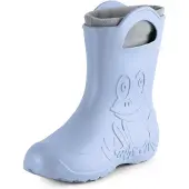 Ladeheid Damen federleichte Eva Gummistiefel Regenschuhe gefüttert LA-CA-12 (Hellblau, 36/37 EU)